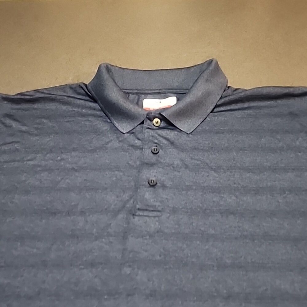 Grandslam  Polo Shirt Mens XXL Navy Golf Ball & Club Short Sleeve Performance